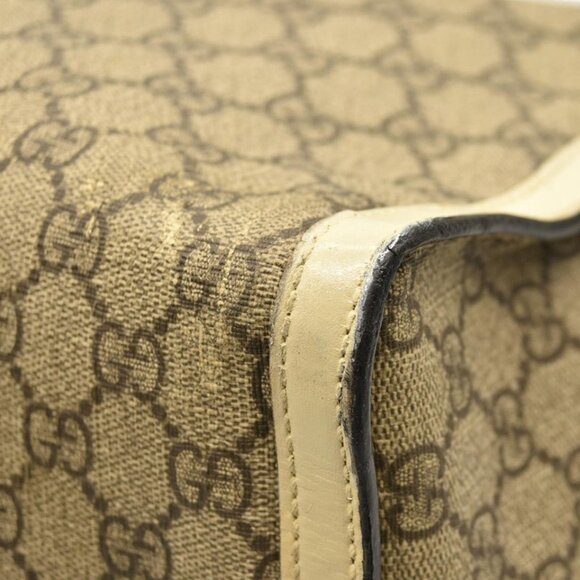 $2390 Gucci GG Supreme Monogram Medium Padlock Tote White Guccissima - Picture 8 of 16